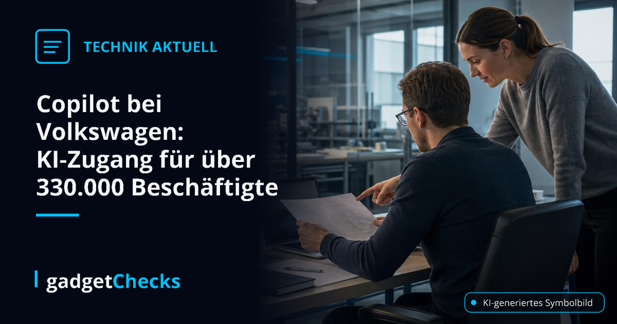 Copilot bei Volkswagen: KI-Zugang für über 330.000 Beschäftigte – KI-generiertes Symbolbild