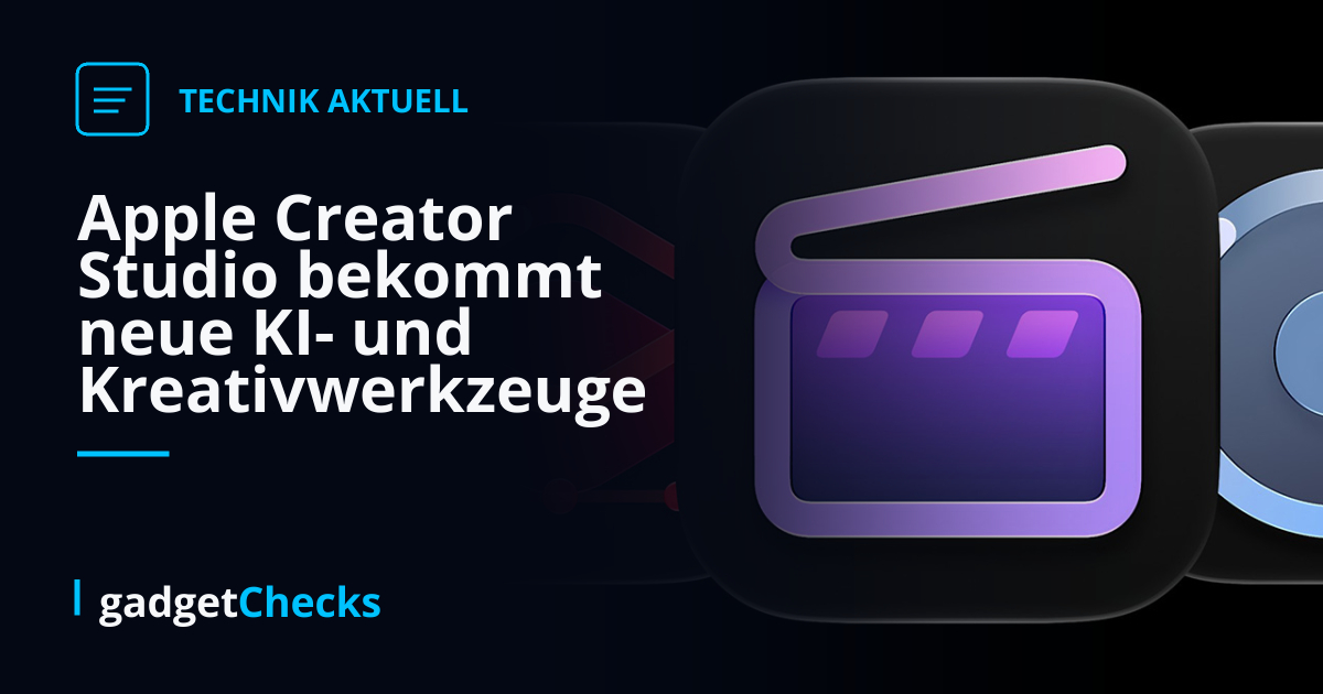Apple Creator Studio bekommt neue KI- und Kreativwerkzeuge